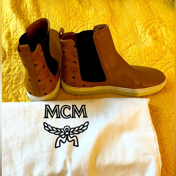 Designer men’s MCM boots - Picture 1 of 4